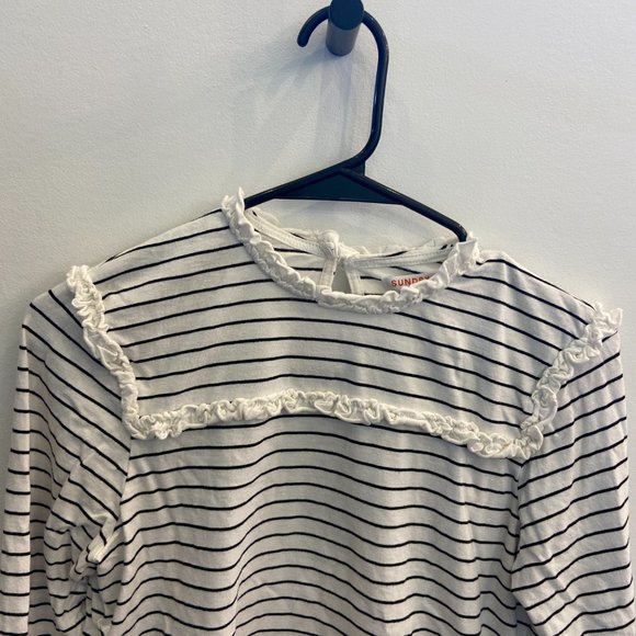 Sundry Size 1 Ruffle Bib Top - Picture 3 of 11